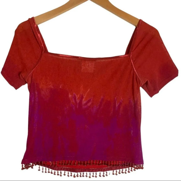 Vintage  Joseph Ribkoff Tie Dye Abstract Skirt & Top Set Size 8 FLAWED - Picture 5 of 15